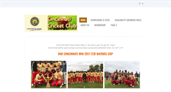 Desktop Screenshot of cincinnaticricketclub.com